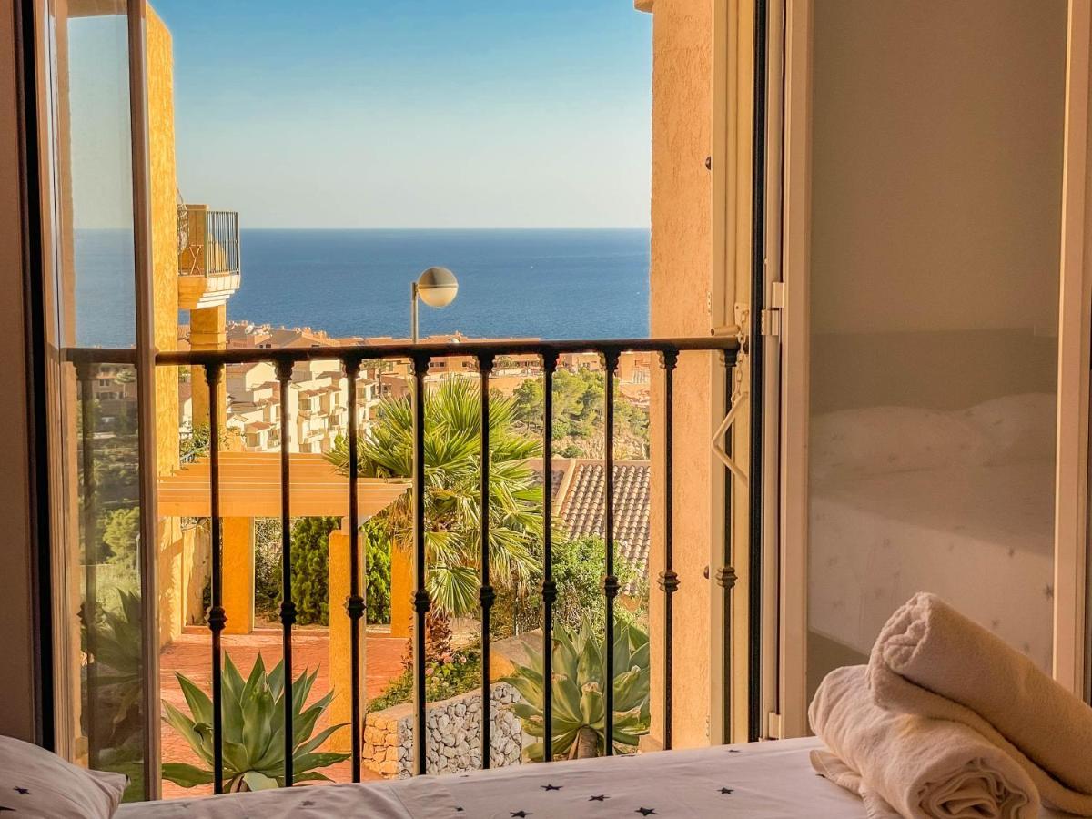 卡尔佩Charming Townhouse With Sea Views & Pool In Altea别墅 外观 照片